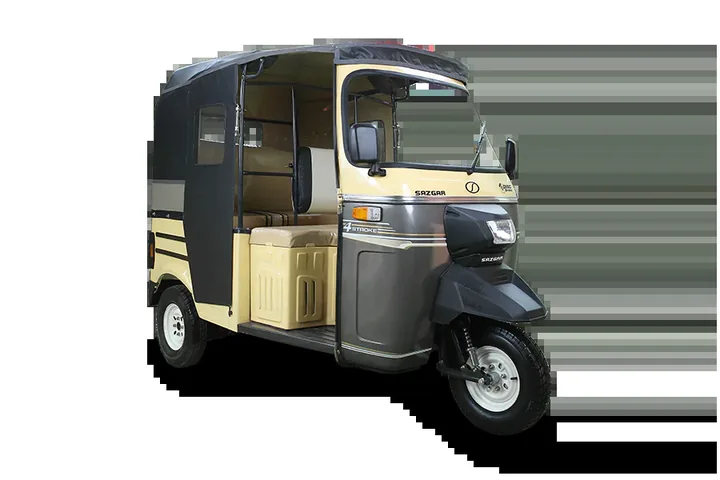 Concept render — hybrid rickshaw conversion